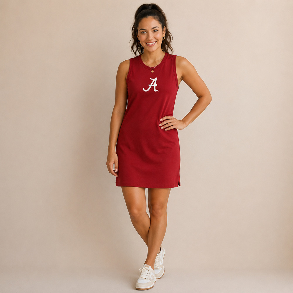 Lululemon Alabama Script A Classic Fit Dress 6 Crimson Sleeveless Athletic